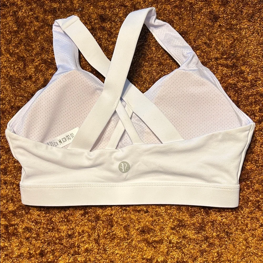 Classic White Sports Bra